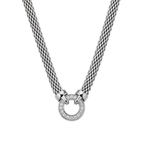 عقد فضة Mesh