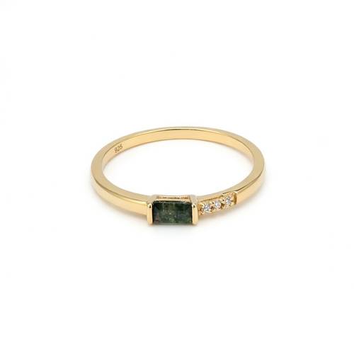 دبلة فضة رفيعة  Evergreen Mist 