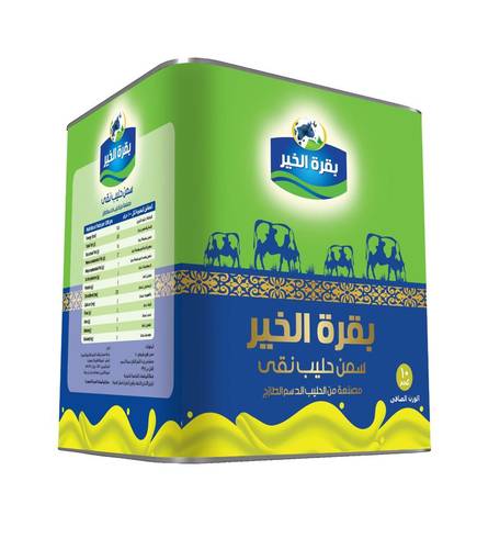 سمن حليب بقري نقي 100%( بقرة الخير)10 كيلو 
