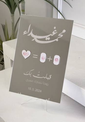 لوحة البصمة بتصميم جديد