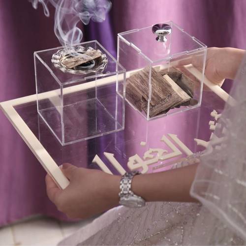 طقم مبخرة اكريلك 