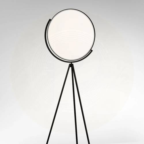 Metal tripod floor lamp and mirrors from halfpound
