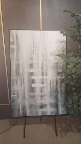 لوحة جدارية فن تجريدي كانفاس رسم يدوي 120×80