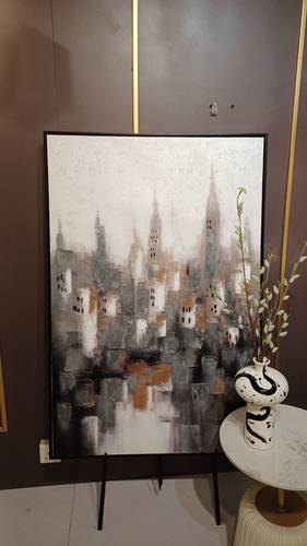 Hand-painted canvas wall painting
