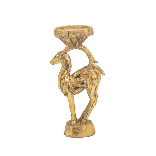 Deer Masterpiece Candle Holder - Copper