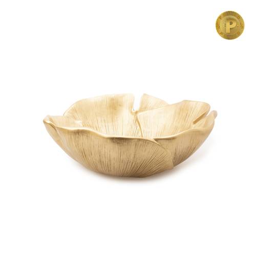 طبق تقديم وعاء ديكوري مزين على شكل ورق نباتي