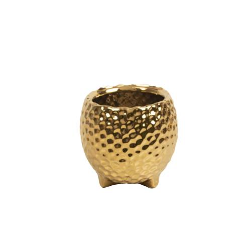 Golden ceramic pot for small trees and golden ceramic pot for small trees and roses
