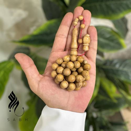 سبحة حجر يسر أبيض ( مرجان البحر الأحمر )