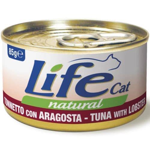 لايف كات معلبات طعام رطب بطعم التونة مع لوبستر 85g