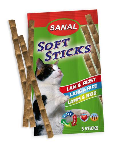 أعواد مكافآت Sanal بنكهة لحم الضأن للقطط – وجبة خفيفة لذيذة ومغذية