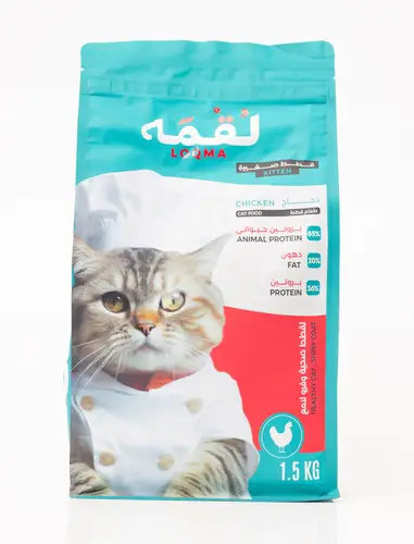 لقمة طعام جاف بالدجاج للقطط الصغيرة 1.5kg