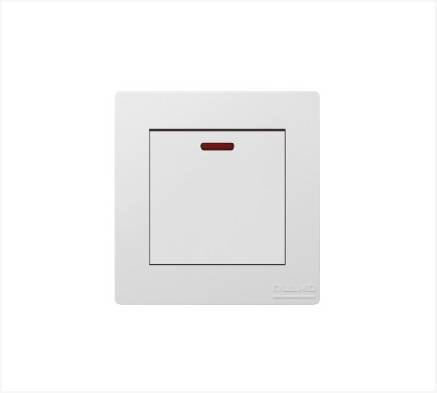 مفتاح مكيف 45A بيانو ابيض AULMO PLUS L8109