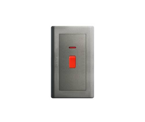 مفتاح مكيف 7*14 رمادي اولمو AULMO S2120A
