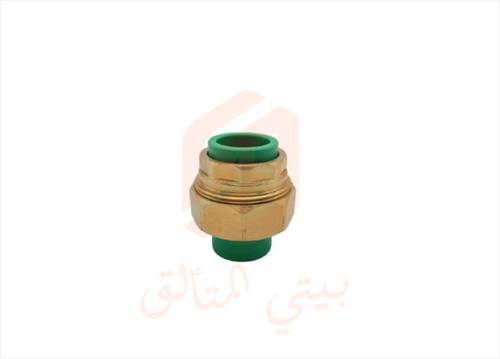 شدوصل جهتين نحاس حراري بعدة مقاسات مختلفة الأنابيب الخضراء- مم G.P  32*1