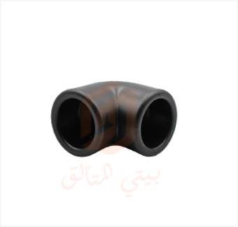 كوع زاوية حراري بولي ايثلين اسود معزول بعدة مقاسات مختلفة القبلان   K. T. P
