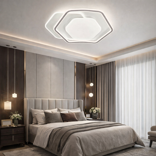 لطش LED بشكل سداسي جذاب