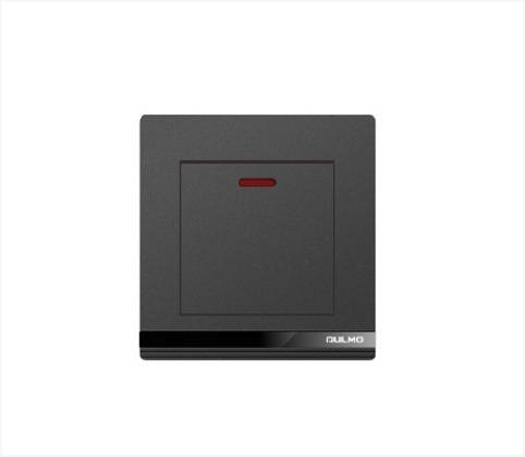 مفتاح مكيف 45A  7*7 بيانو اسود اولمو AULMO L5108