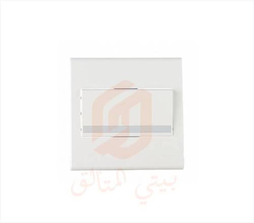 مفتاح مفرد عريض بعدة خيارات مختلفة بانسونيك ابيض Panasonic