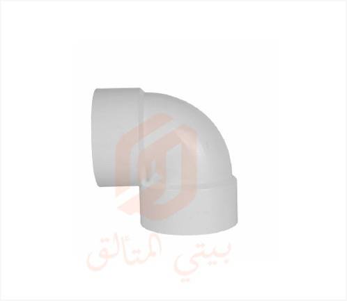 كوع زاوية ابيض 110 مم  تحويل TAHWEEL