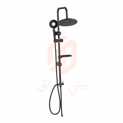 سماعة صاعد نازل خطين مدور اسود ماندو