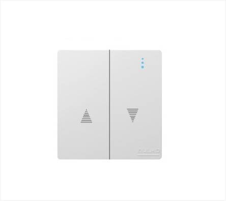 مفتاح ستائر بيانو ابيض AULMO PLUS L8143