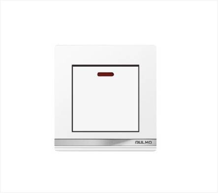 مفتاح سخان بيانو ابيض اولمو AULMO L5108