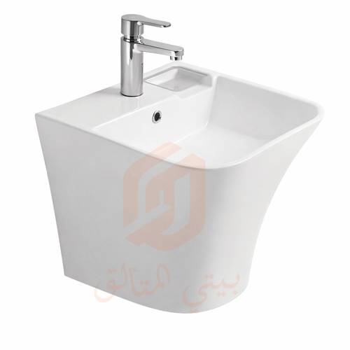 مغسلة تعليق مع صبانة ابيض ماندو