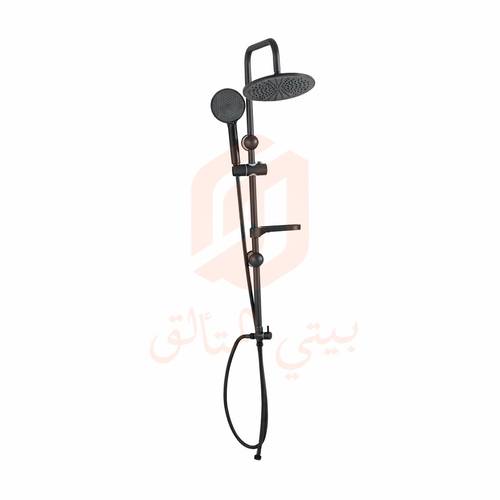 سماعة صاعد نازل خطين مدور اسود ماندو