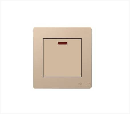 مفتاح مكيف 45A بيانو ذهبي AULMO PLUS L8109