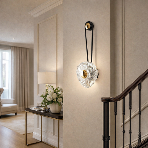 ابليك جداري LED مودرين بشكل عصري اسود