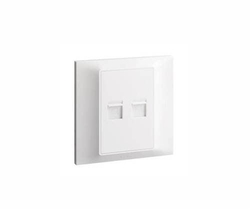 فيش تلفون مزدوج ابيض ليجراند LEGRAND
