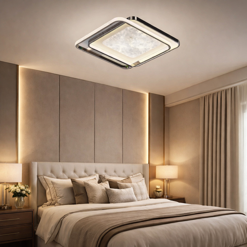 لطش LED بشكل مربع مزدوج