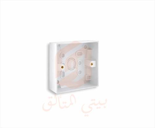 علبة مفتاح كهرباء مفرد بلاستيك