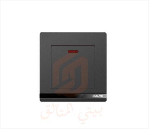 مفتاح سخان بيانو اسود اولمو AULMO L5108