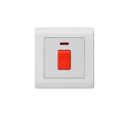 مفتاح مكيف 7*7 ابيض اولمو AULMO S2109