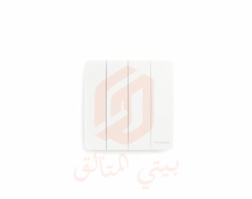 مفتاح رباعي بيانو بعدة خيارات مختلفة بانسونيك ابيض اوفيلا OVELLA Panasonic