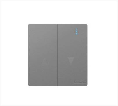 مفتاح ستائر بيانو رمادي AULMO PLUS L8143