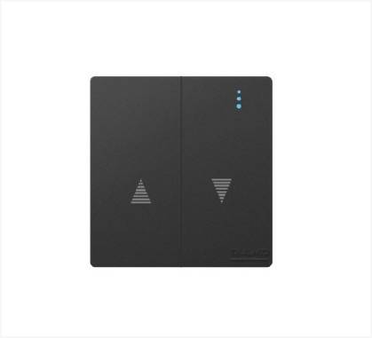 مفتاح ستائر بيانو اسود AULMO PLUS L8143