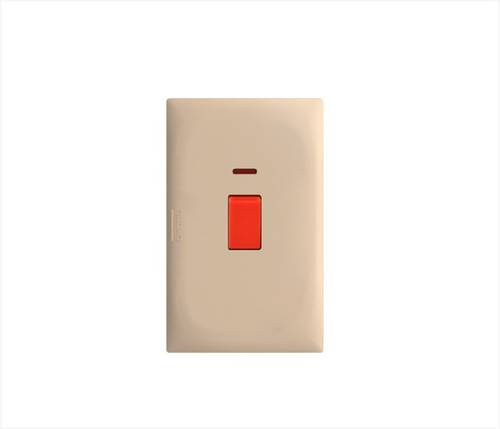مفتاح مكيف 7*14 بيانو ذهبي AULMO PLUS L8120 A