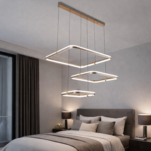ثريا LED مودرن بتصميم ثلاثي رائع