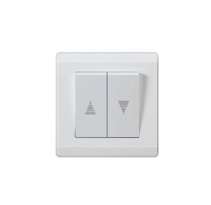 مفتاح ستائر ابيض اولمو  AULMO S2143
