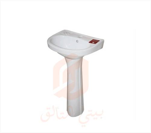 مغسلة بعامود PB-17 فيتا ابيض