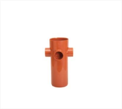 توصيلة غليون صرف طويل  110*50 مم احمر ابلكو APLACO PVC
