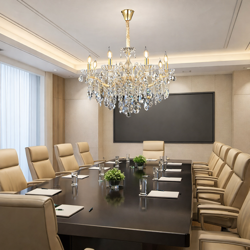 ثريا كريستال بشكل عصري جميل وجذاب بعدة مقاسات مختلفة