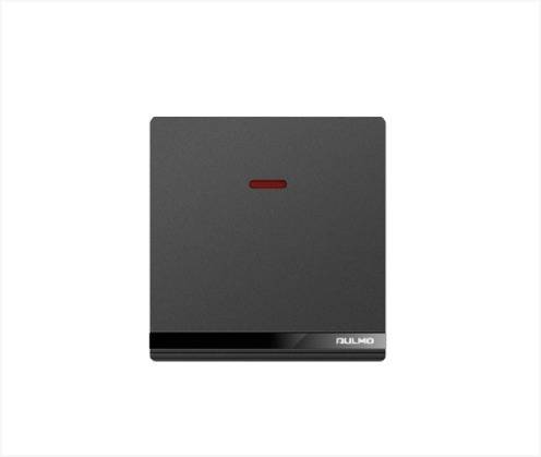 مفتاح مكيف  45A عريض بيانو اسود اولمو AULMO T-L5109