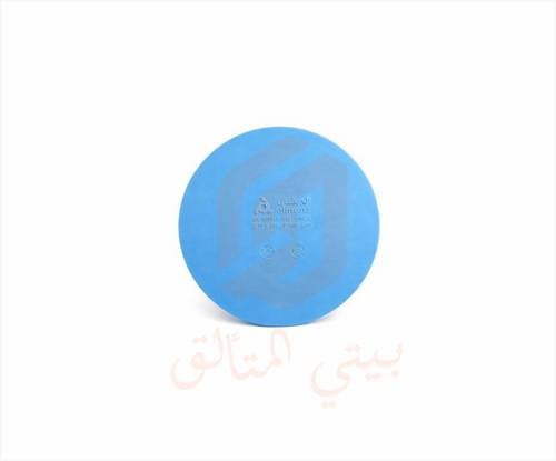 سدة  ازرق معزول صامت بعدة مقاسات مختلفة المنى
