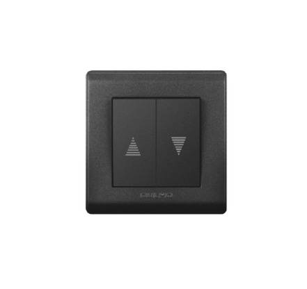 مفتاح ستائر اسود اولمو  AULMO S2143