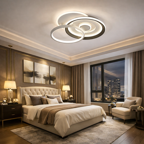 لطش LED بشكل دائري جميل