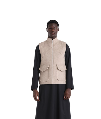Baige pucket Vest