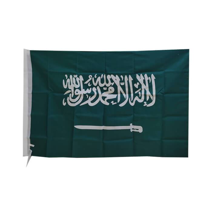 علم السعودية طباعة يدوية  80cm x 120cm